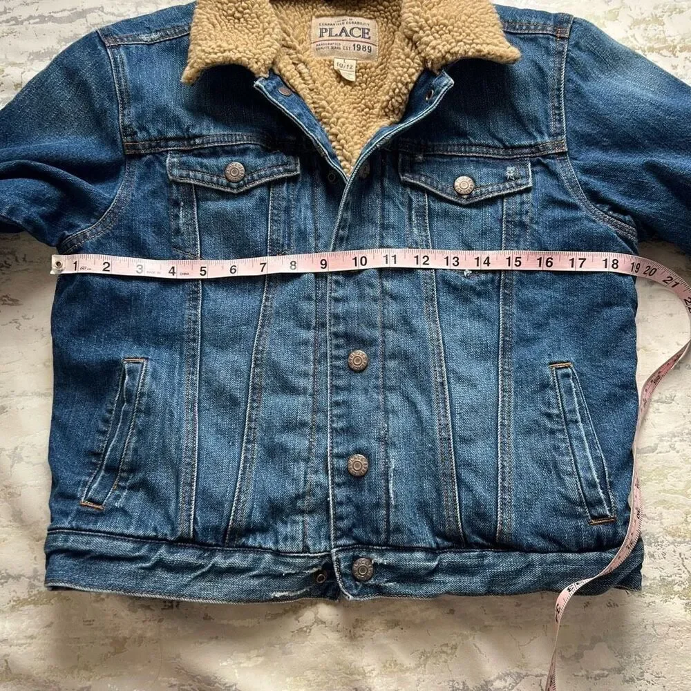 Children’s Place Fleece Lined Denim Jacket